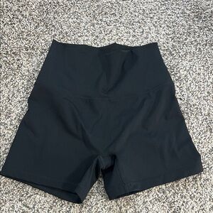 Women's Black High-Rise Bike Shorts